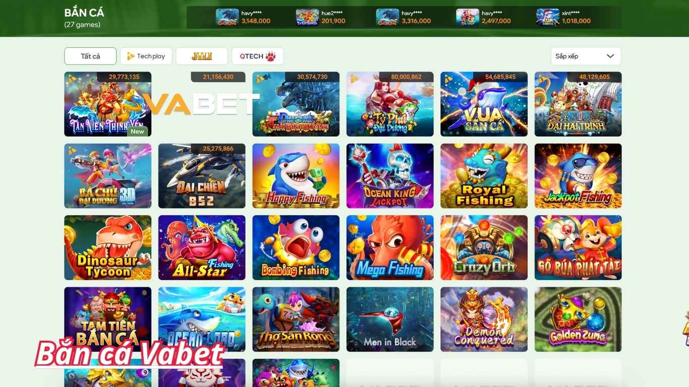 Lý do bắn cá Vabet thu hút đông đảo người chơi