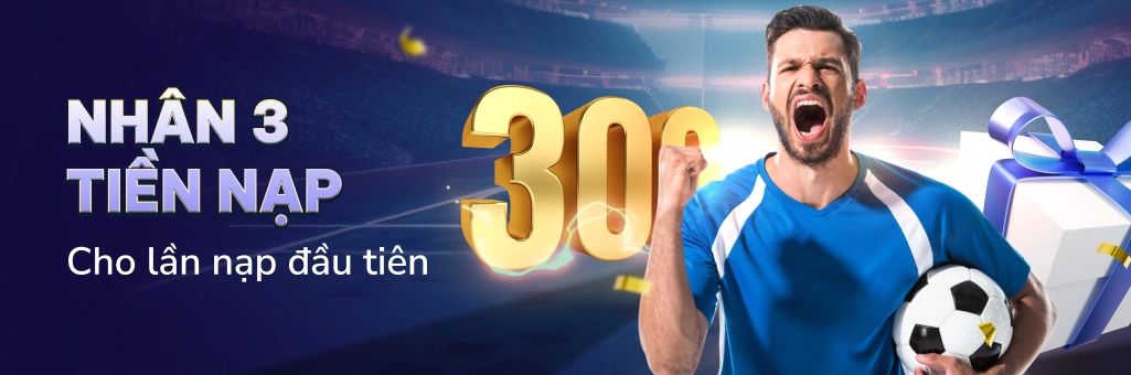 Khuyến mãi vabet, nhận 3 lần tiền nạp lần đầu.